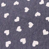175gsm TR Stretch Jersey Knit Fabric with Heart Print