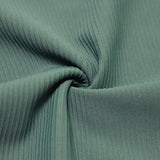 250gsm Dark Green Nylon-Spandex Stair-Texture Fabric