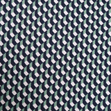 150gsm Recycled Poly-Spandex Fabric with Geometric Print