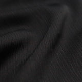 Top Black Nida Fabric with Subtle Wrinkle Texture