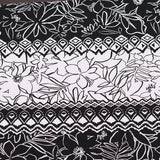 190gsm Floral Patchwork Print Glossy Milk Silk Fabric
